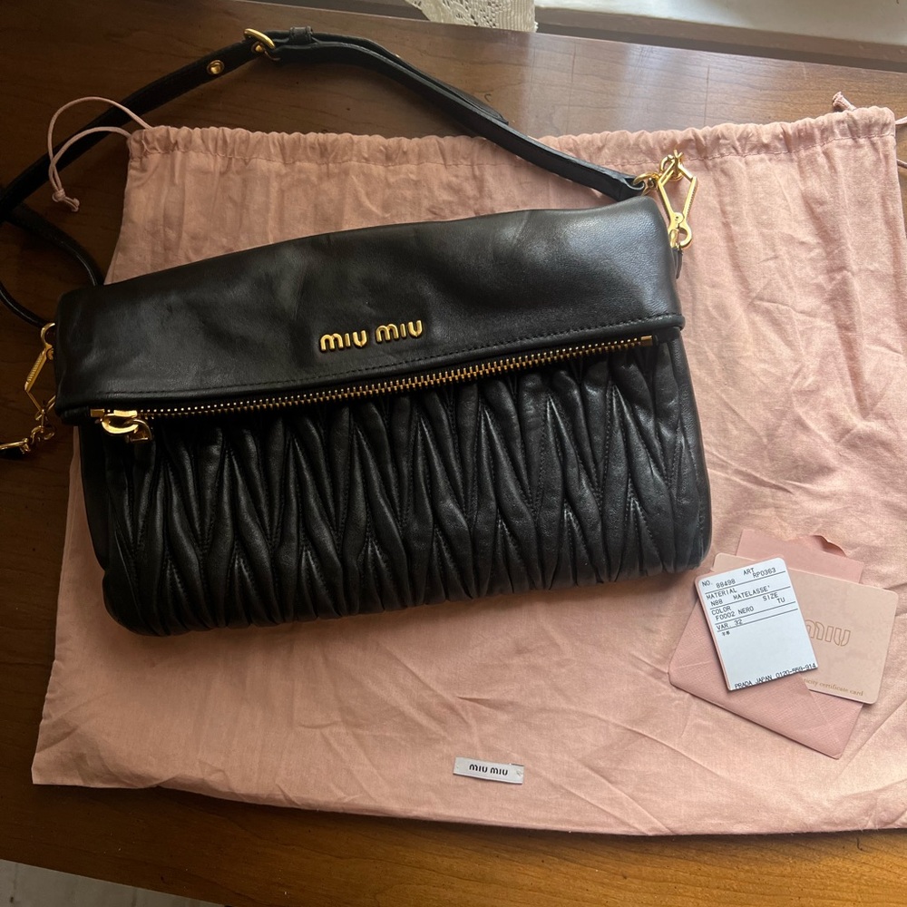 Miu Miu Black Crossbody Bag